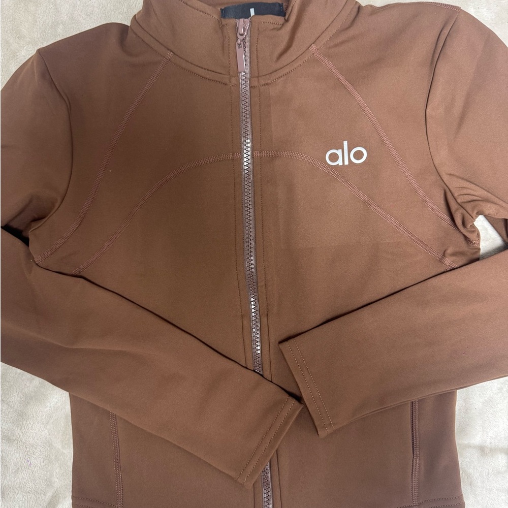 ALO Yoga Women's Brown Utility Jacket - Picture 2 of 2